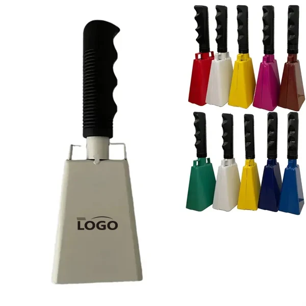Cow Bell Sound Makers with Grip Handle 1