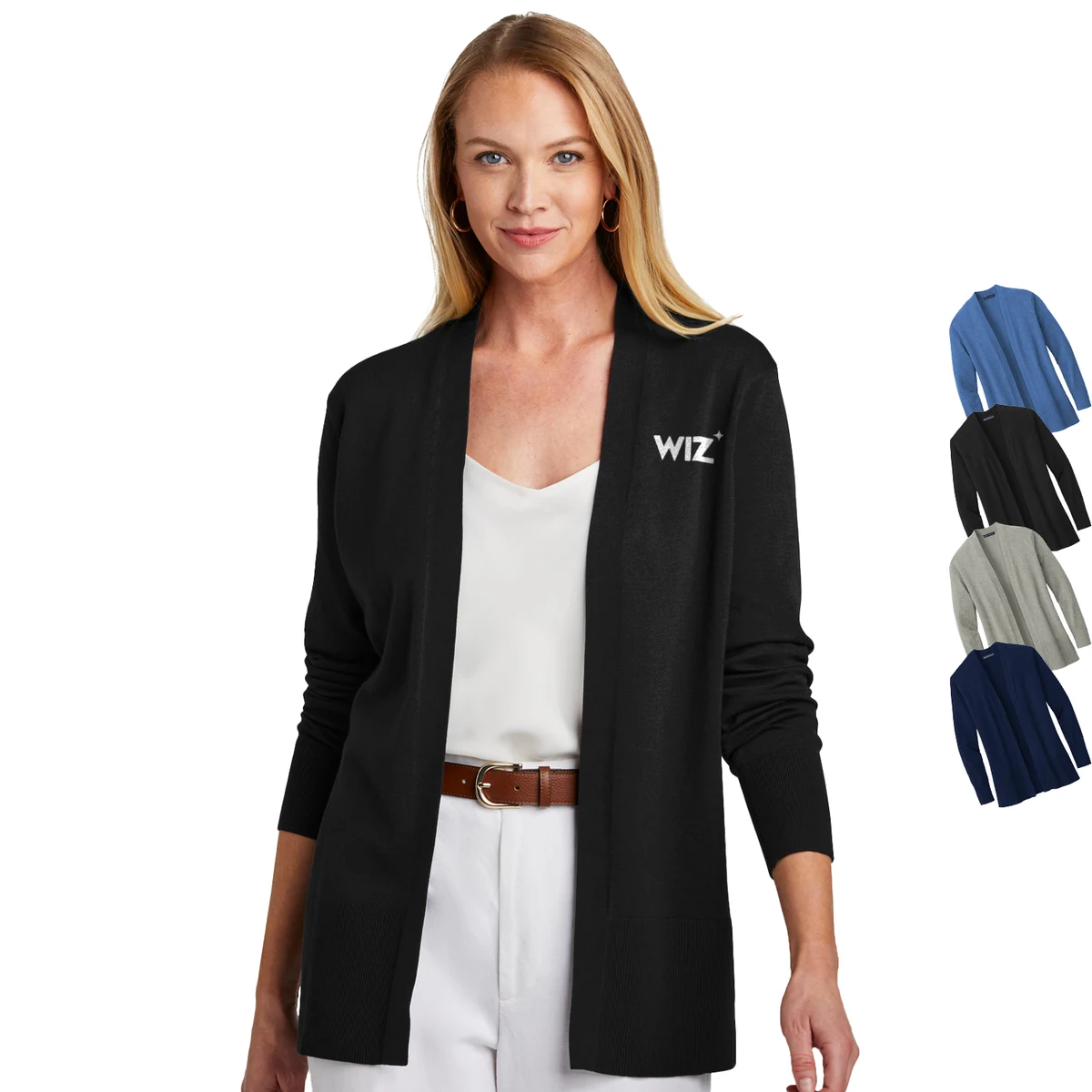 Brooks Brothers® Women's Cotton Stretch Cardigan 1