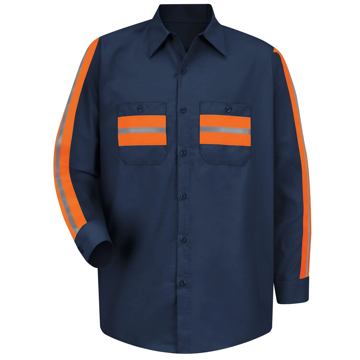 Red Kap® Long Sleeve Enhanced Visibility Shirt 1