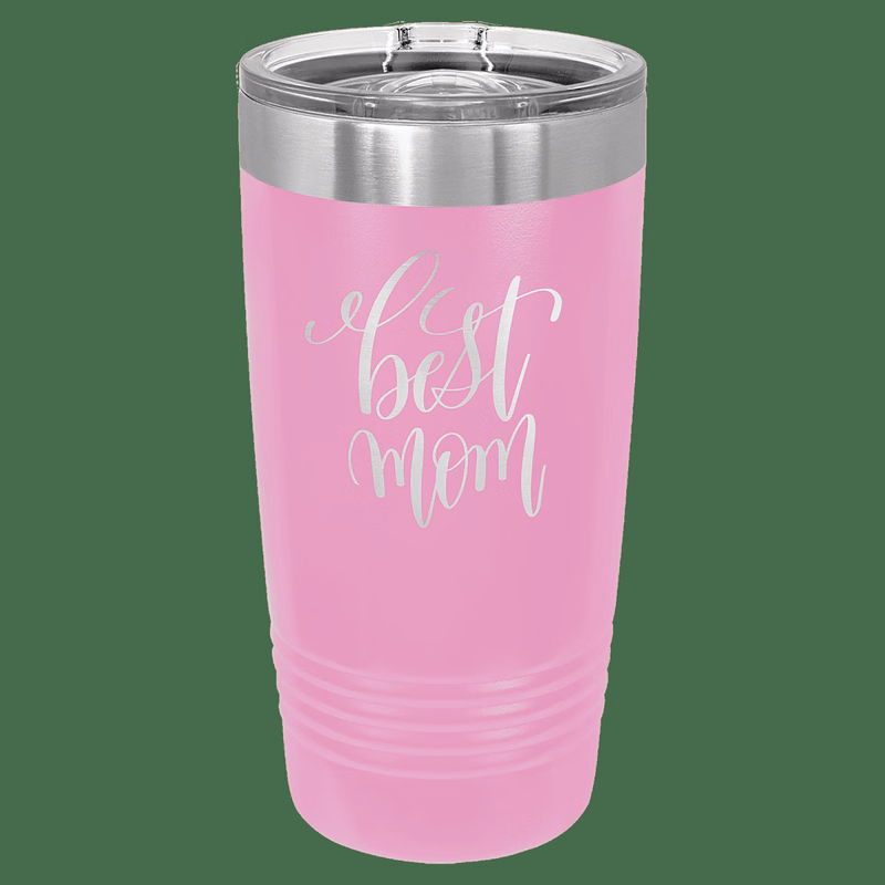 20 oz. Light Purple Laser Engraved Polar Camel Ringneck Tumblers w/Slider Lid