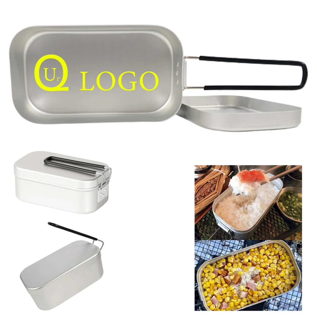 27 Oz. Aluminum Alloy Lunch Box 1