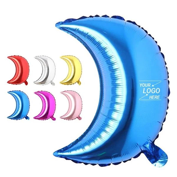 36 Inches Aluminum Foil Moon Shaped Balloons 1