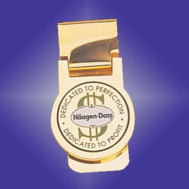 GOLD PLATED BRASS MONEY CLIP