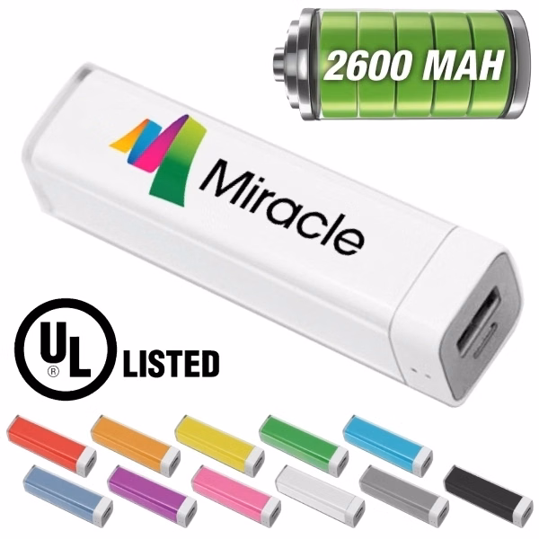 2600mAh Classic Power Bank with Customized Logo