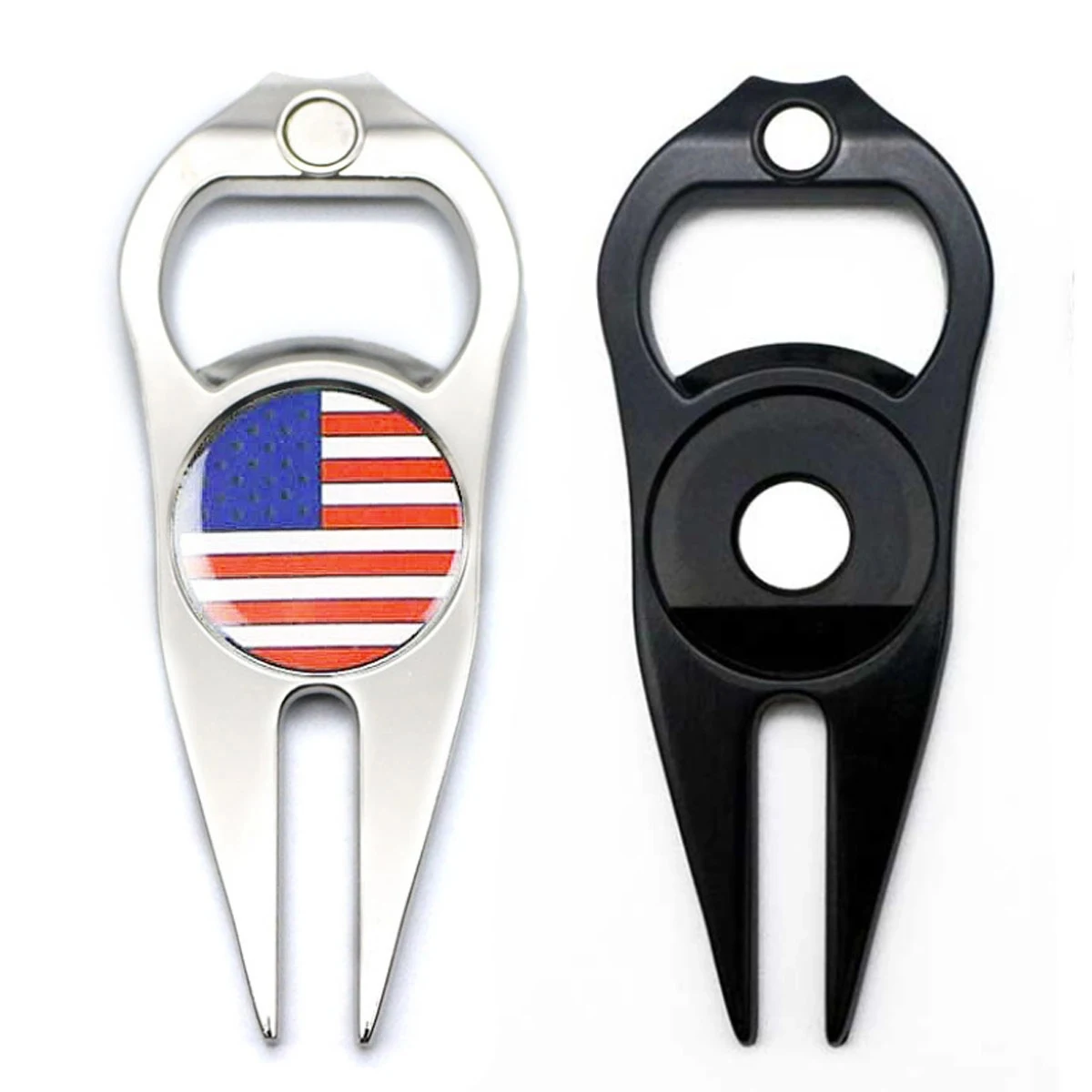Golf Ball Marker Divot Repair Fixer Bottle Opener 1