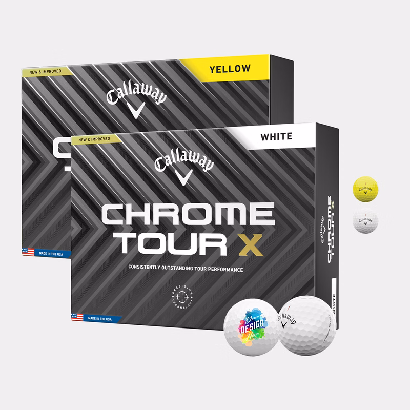 Callaway® 12 Pack Chrome Tour X Golf Balls