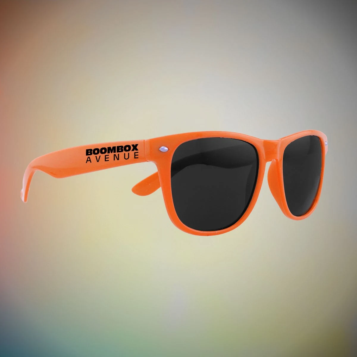 Premium Orange Classic Retro Sunglasses 1