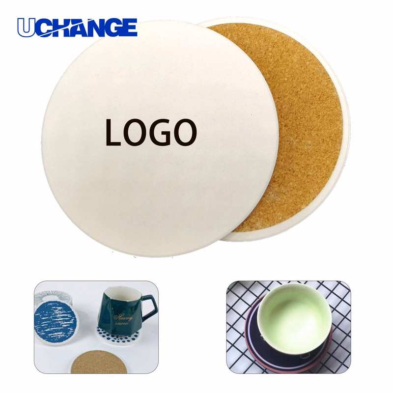Round Full Color Ceramic Coaster Mat