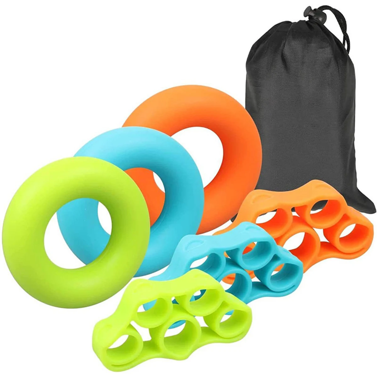 Hand Grip Strengthener&Finger Exerciser Set 1