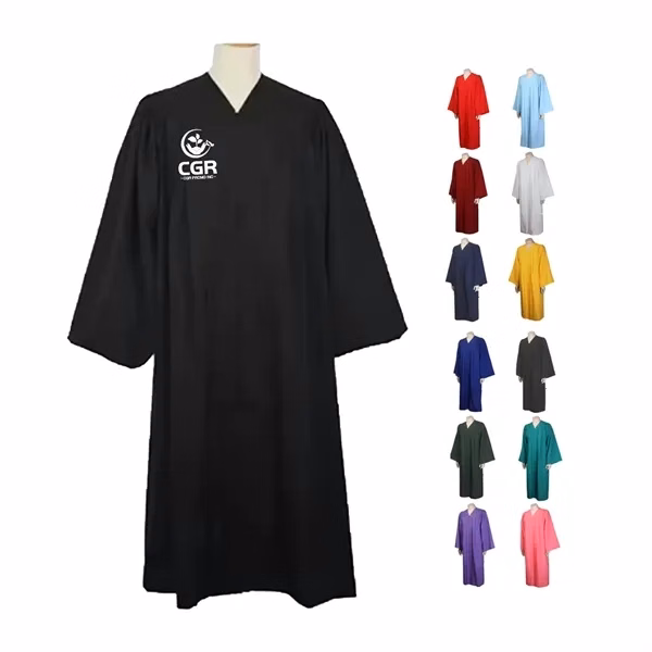 Unisex Matte Graduation Gown
