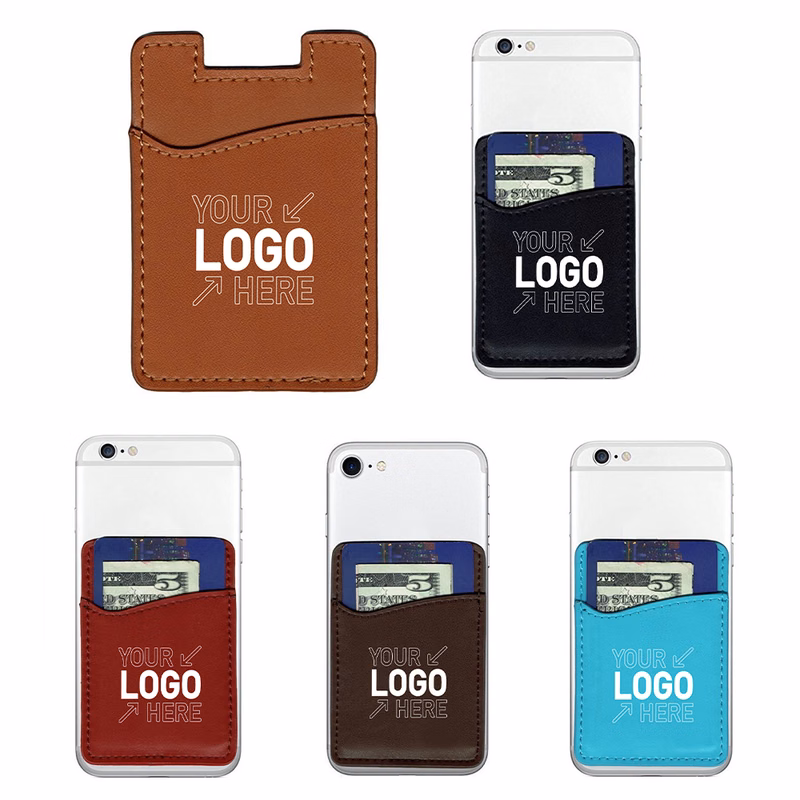 Leather Cell Phone Wallet Card Holder