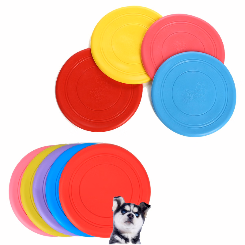 Silicone Flying Disc Dog Toys