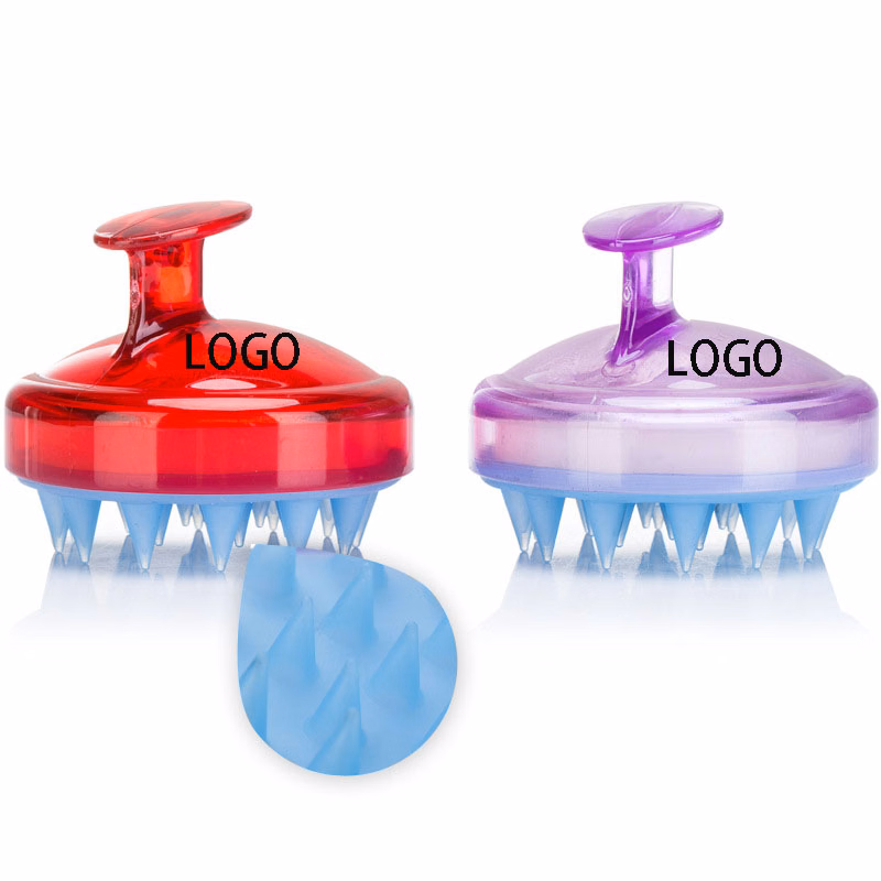 Original Soft Silicone Hair Shampoo Brush Head Tourmaline Contained