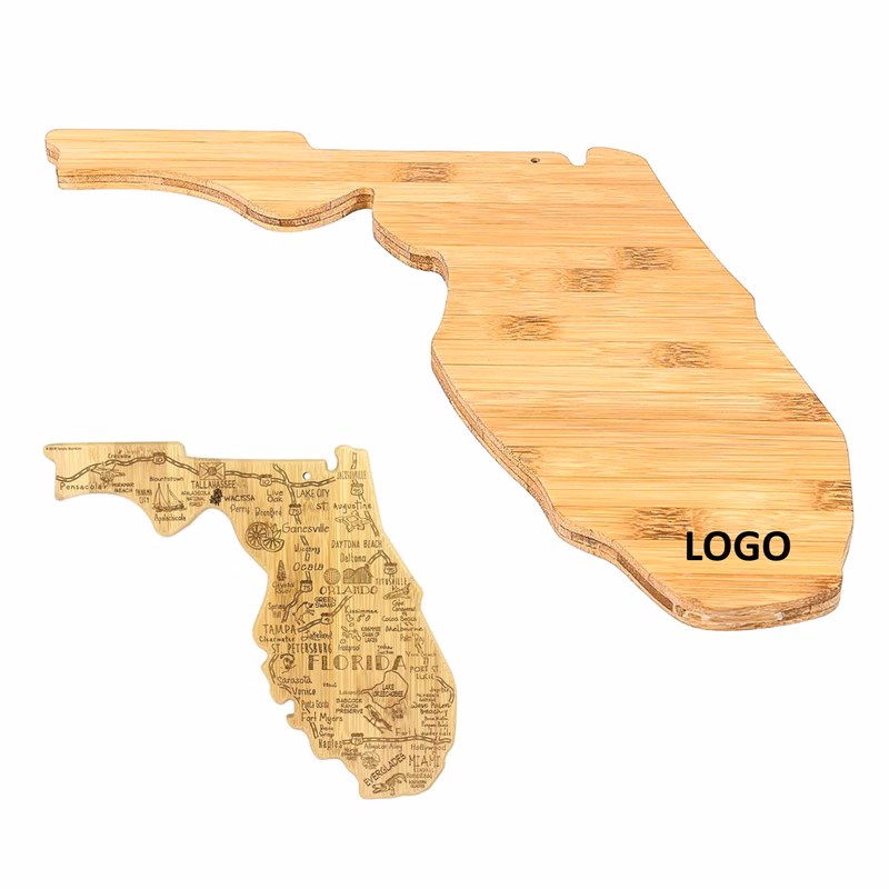 Florida State Shaped Serving Cutting Board