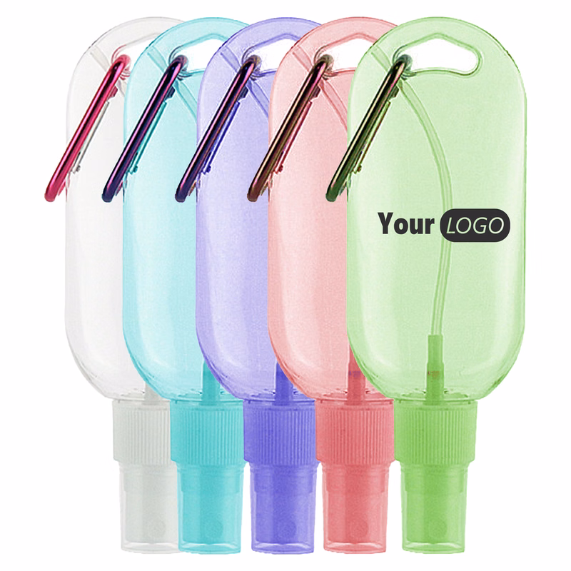 Plastic Compact And Customizable Portable Hand Sanitizer Bottle