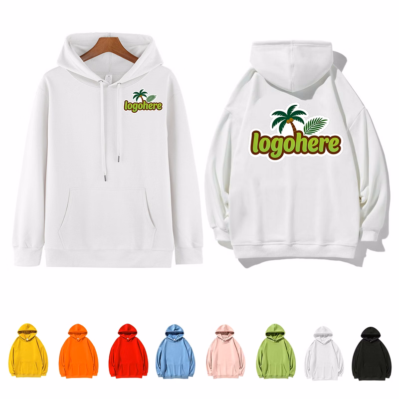 Heavyweight Fleece Hoodie Cotton Blend Sweatshirt