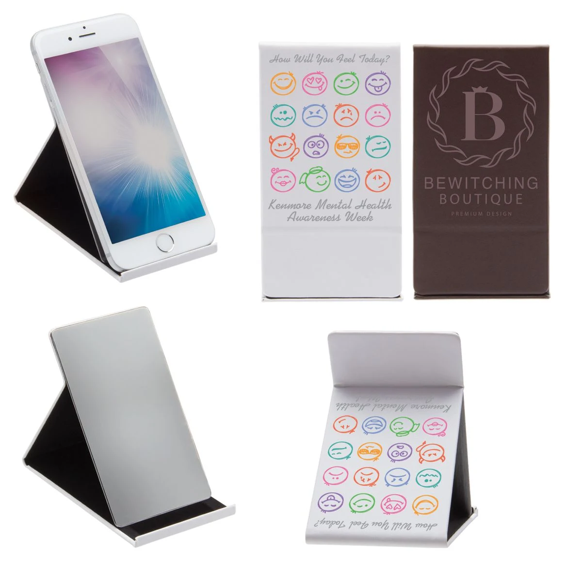 Deluxe Phone Stand w/Mirror 1