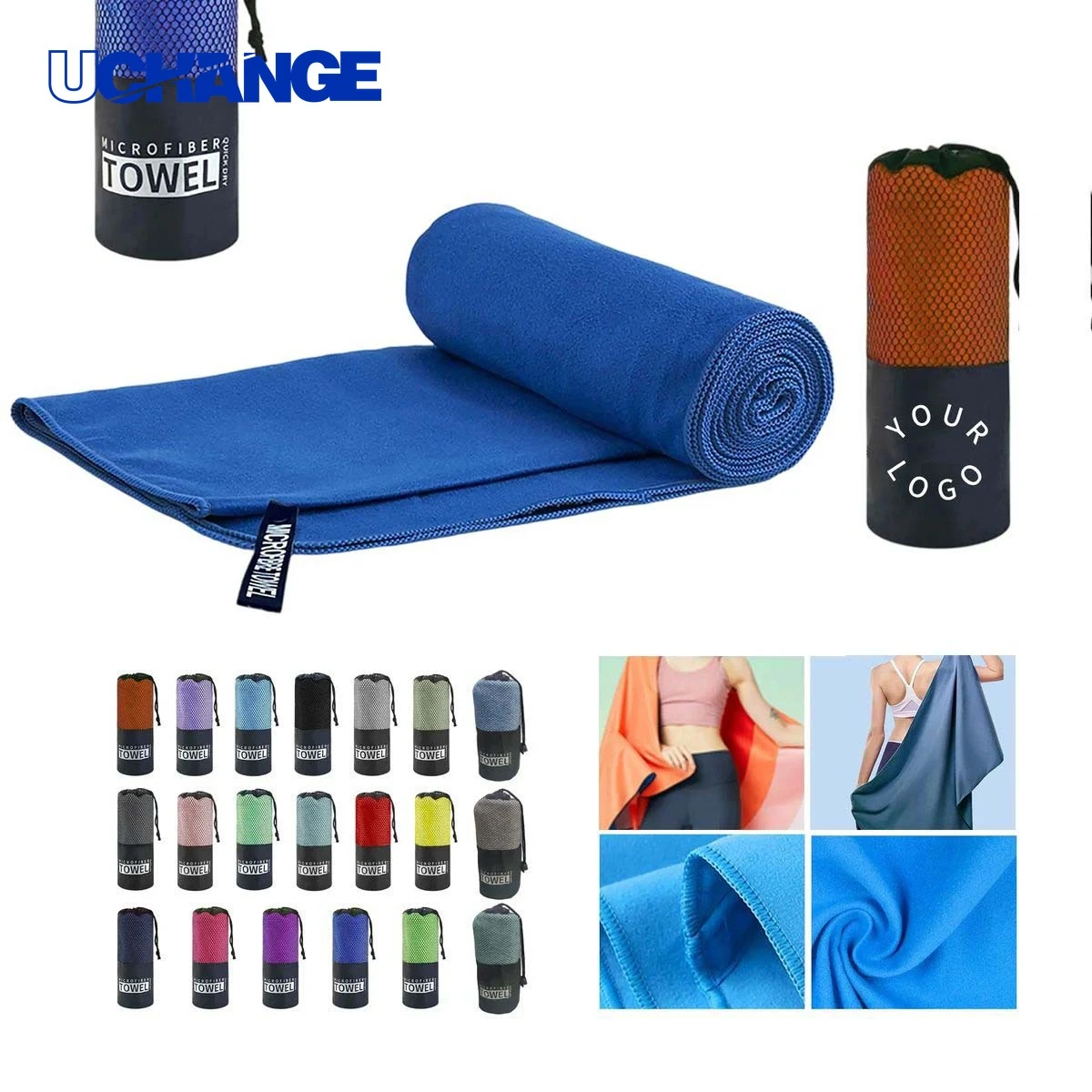 Lightweight Antimicrobial Microfiber Towel 1