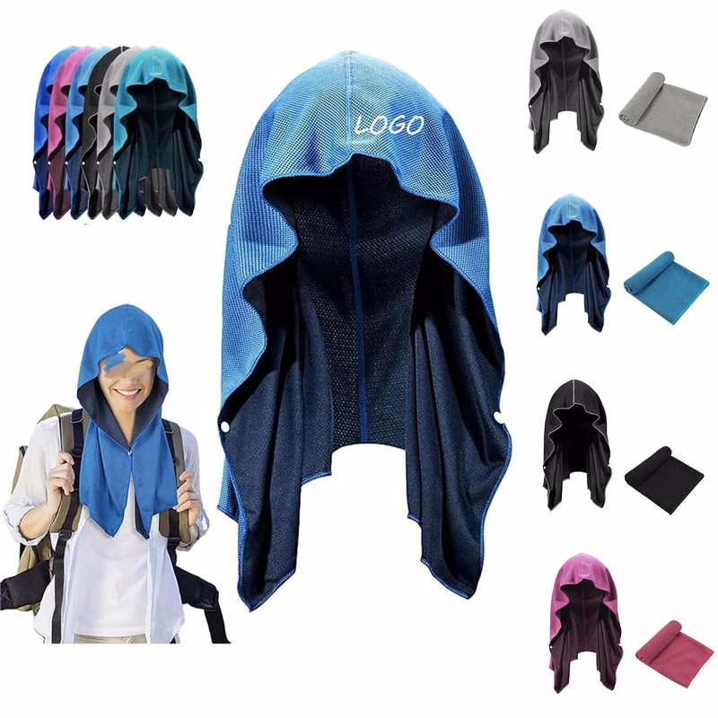Lightweight Sport Cooling Hoodie Towel