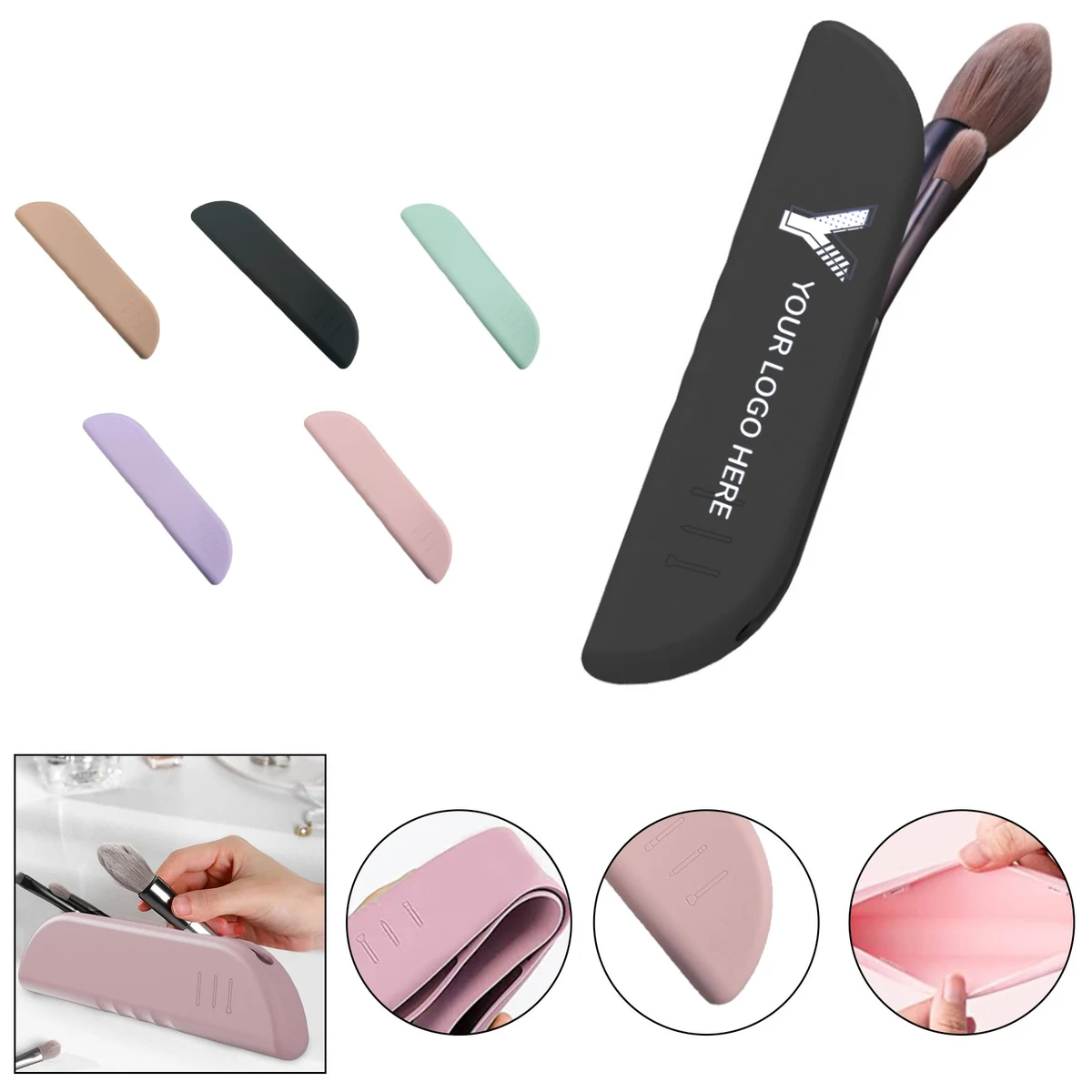 Silicone Cosmetic Brush Case 1