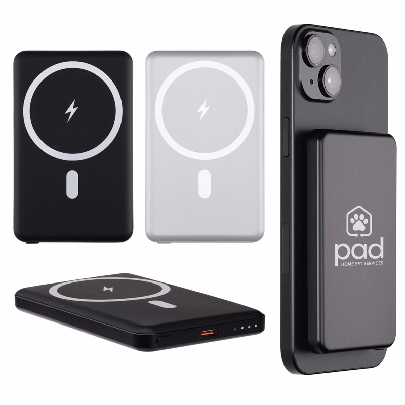 Ultra Slim Aluminum MagSafe 5000 mAh Magnetic Power Bank