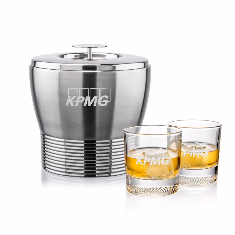 Genoa Ice Bucket & Baldwin On-the-Rocks