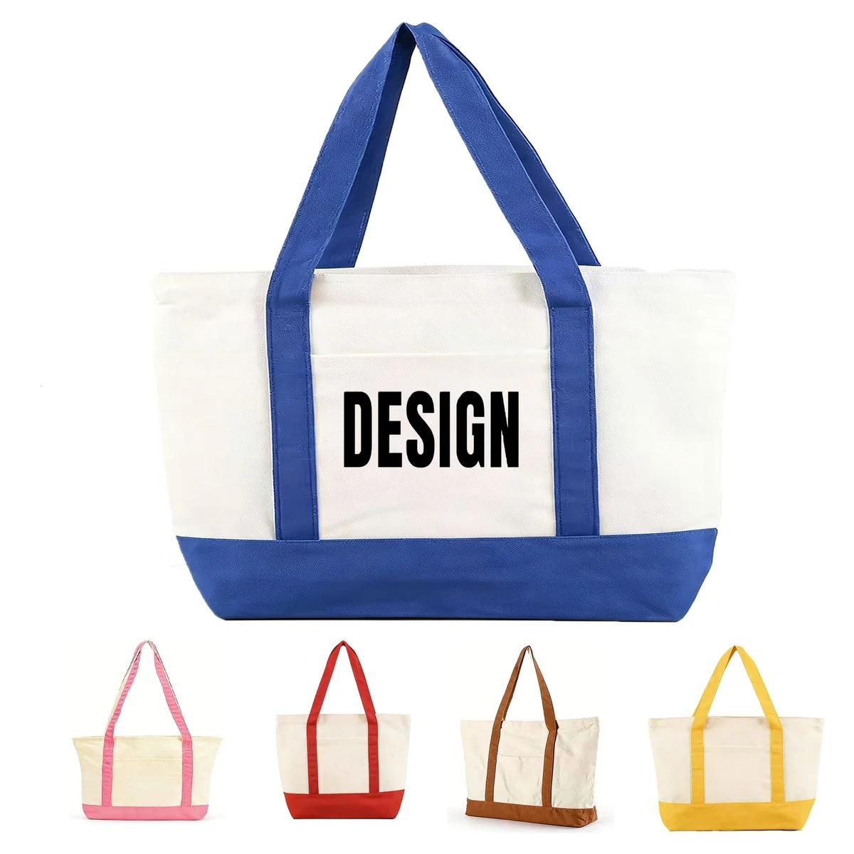 Custom Canvas Tote Bag, custom tote bag with logo imprint 1
