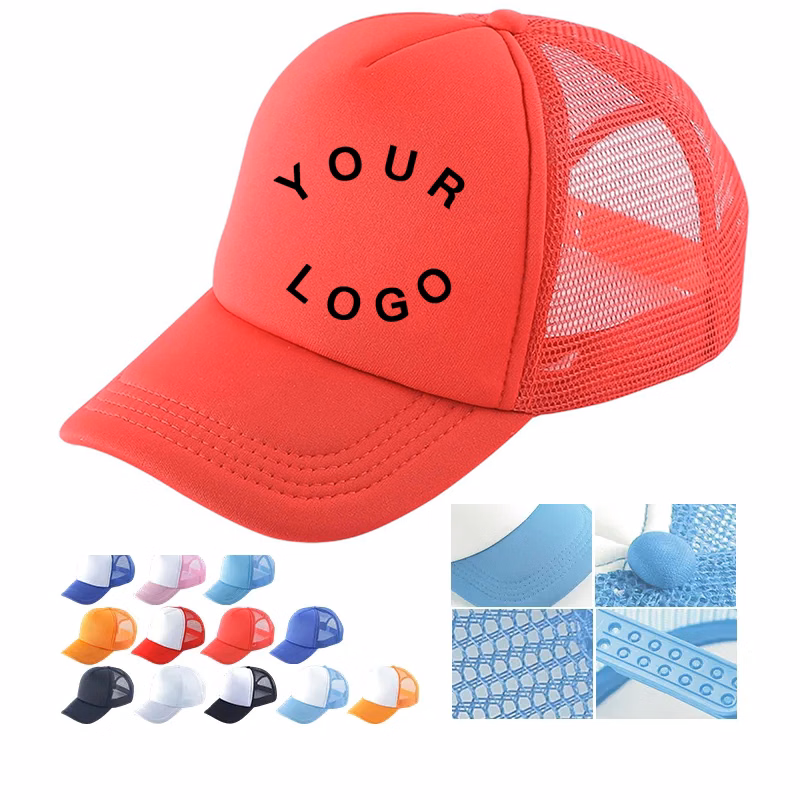 Custom Five Panel Trucker Hat with Mesh Back