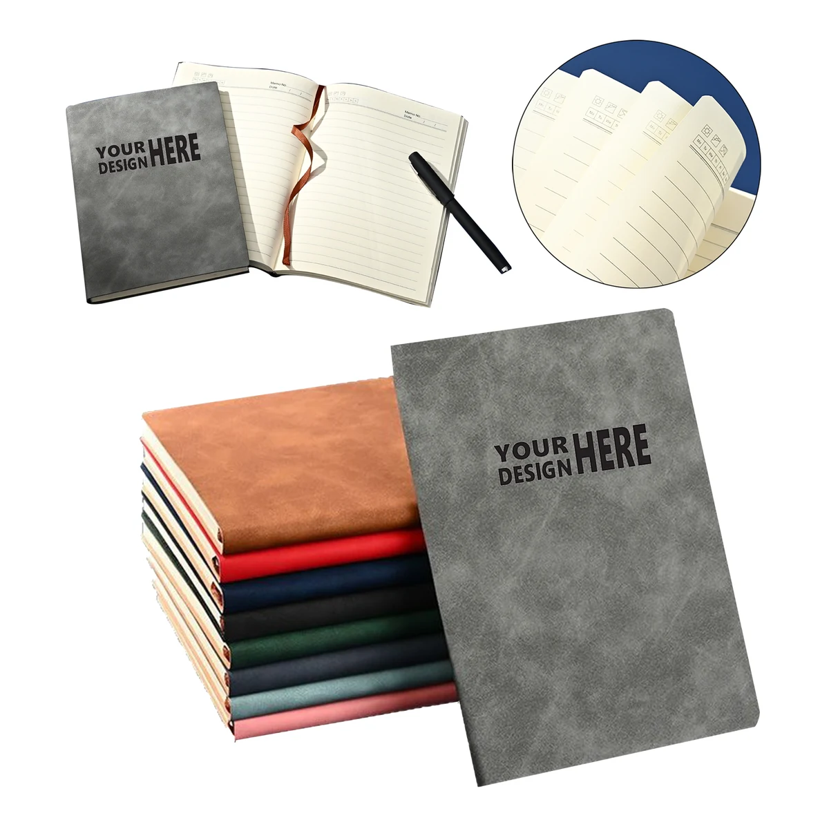 B5 Sheepskin Diary Notebook 1