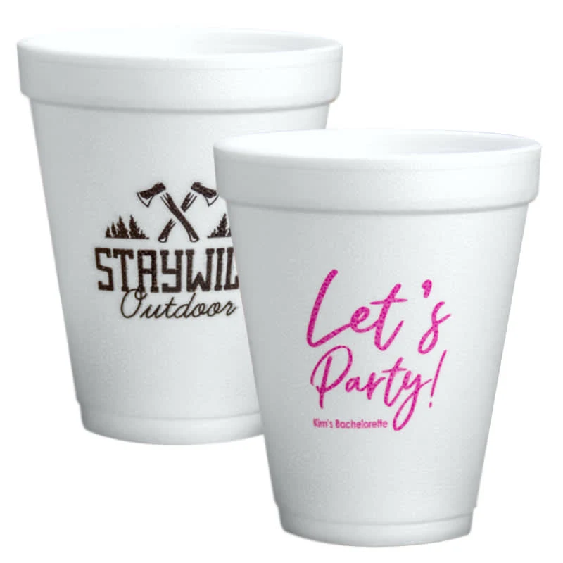 Custom 10 Oz. Foam Cups 1