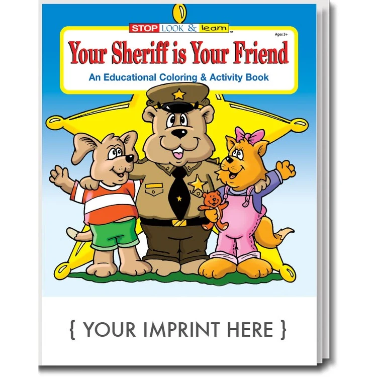 COLORING BOOK - Your Sheriff is Your Friend Coloring & Activity Book 1