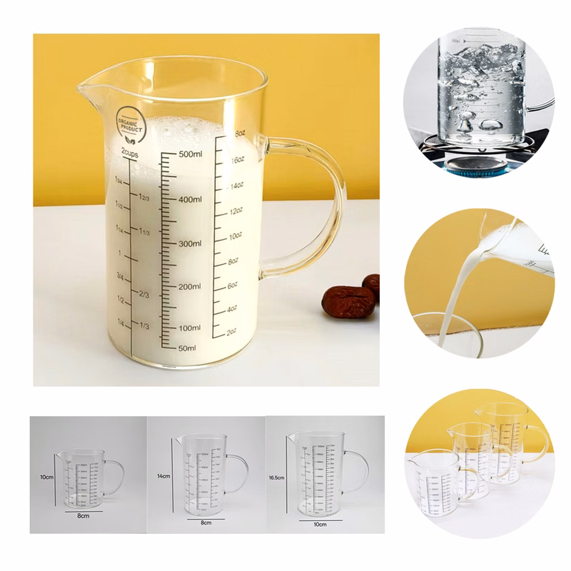Borosilicate Glass Measuring Cup