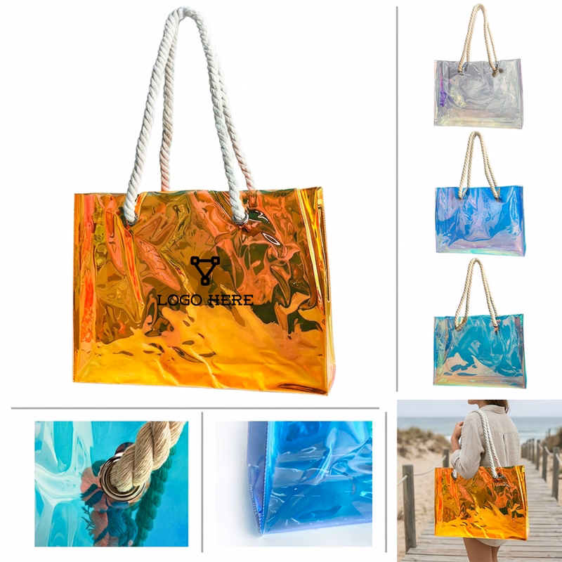 Holographic Waterproof Tote Bag