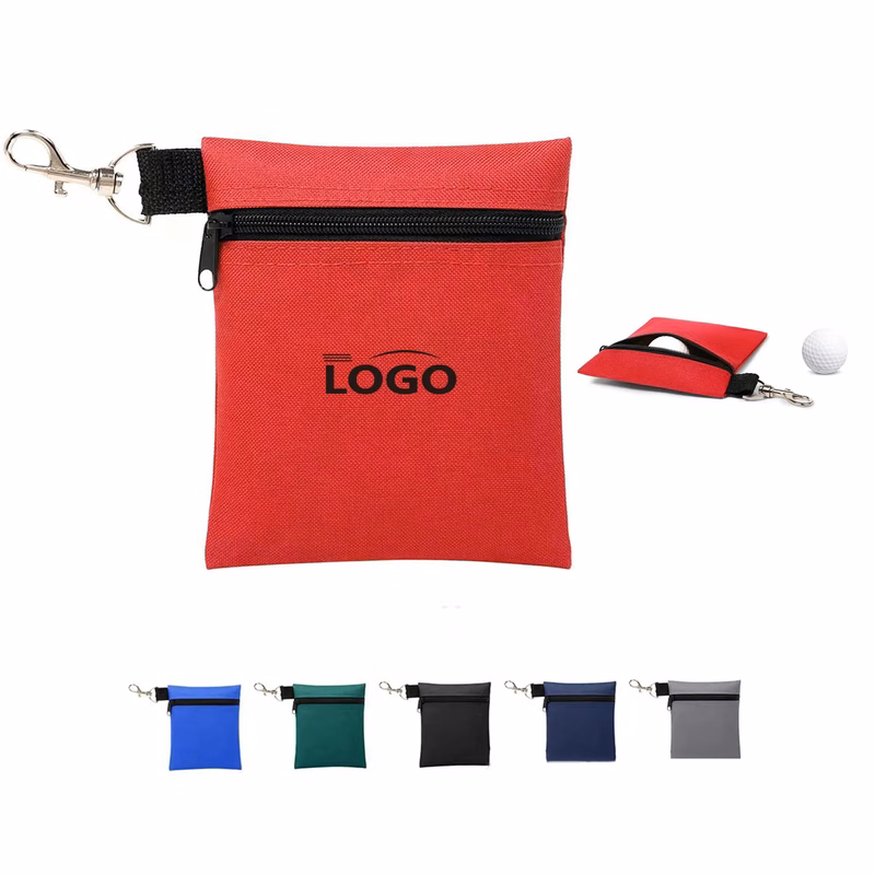 Zipper Golf Ball Pouch MOQ 10pcs