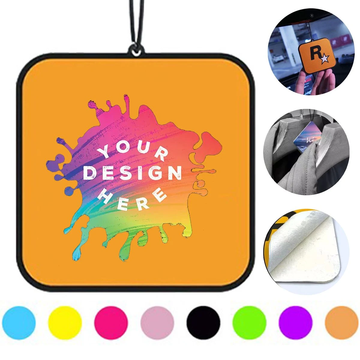 Full Color Customized Car Aroma Diffuser Sheet 1