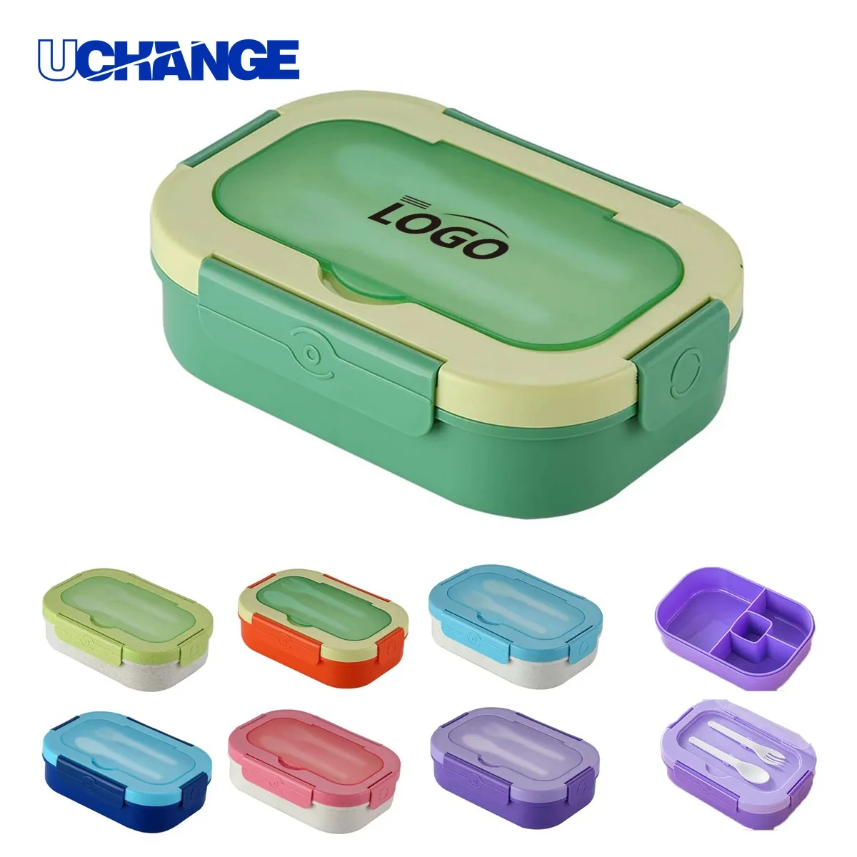 Kids Bento Lunch Box Four Compartment Leak Proof 1