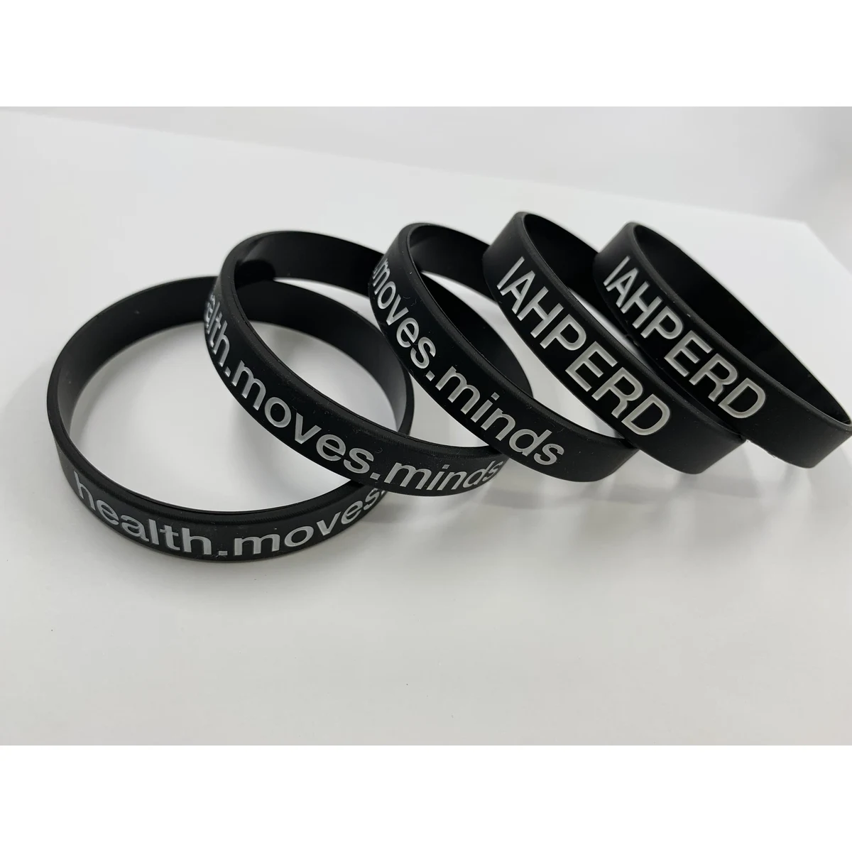 Custom Silkscreen Printed Silicone Wristbands 1
