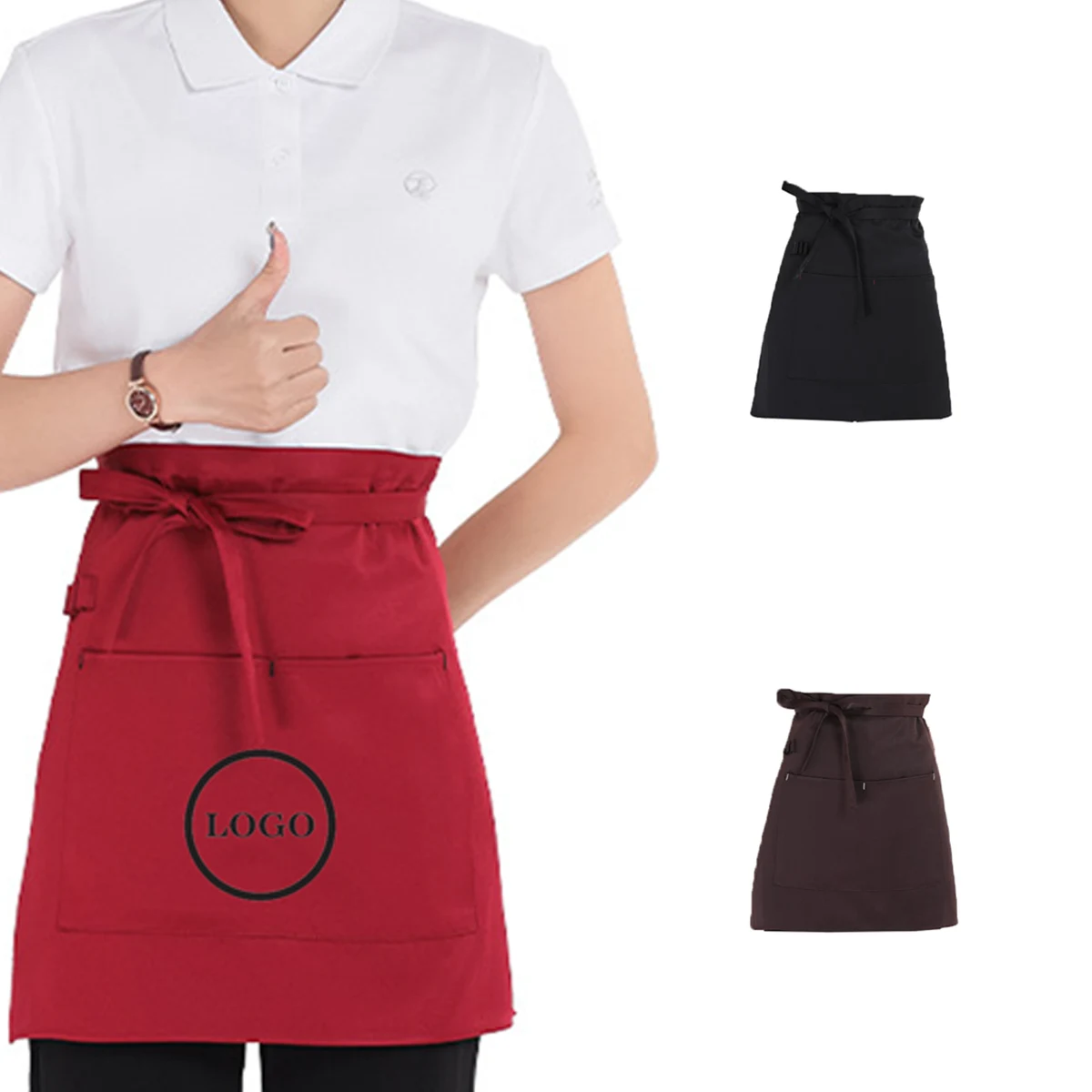 Service Handy Half Waist Apron&Pocket 1