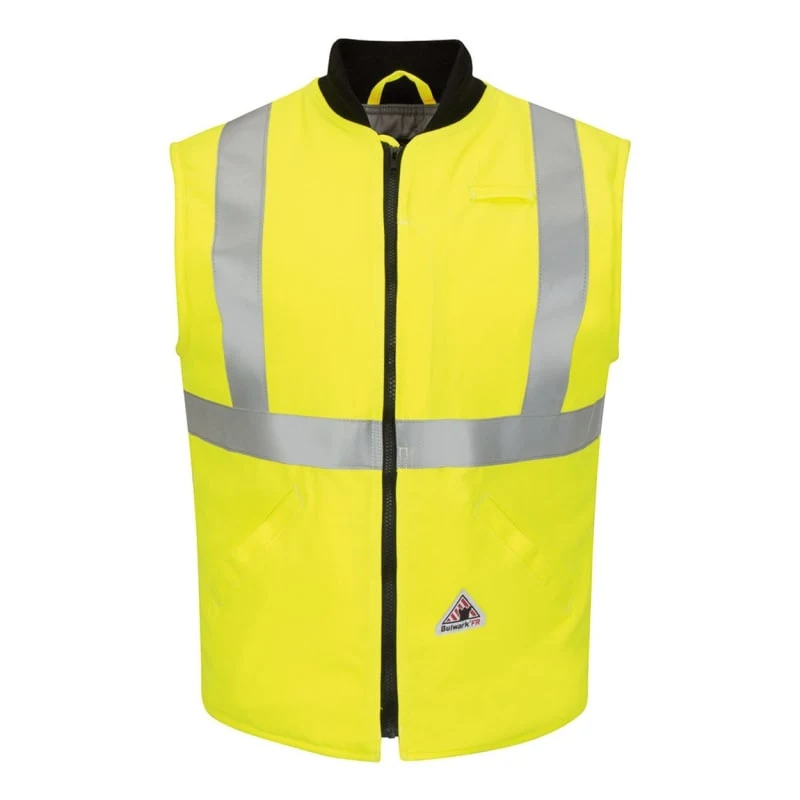 Bulwark Men's Hi Vis Insulated Vest With Reflective Trim - CoolTouch®2 - VMS4HV 1