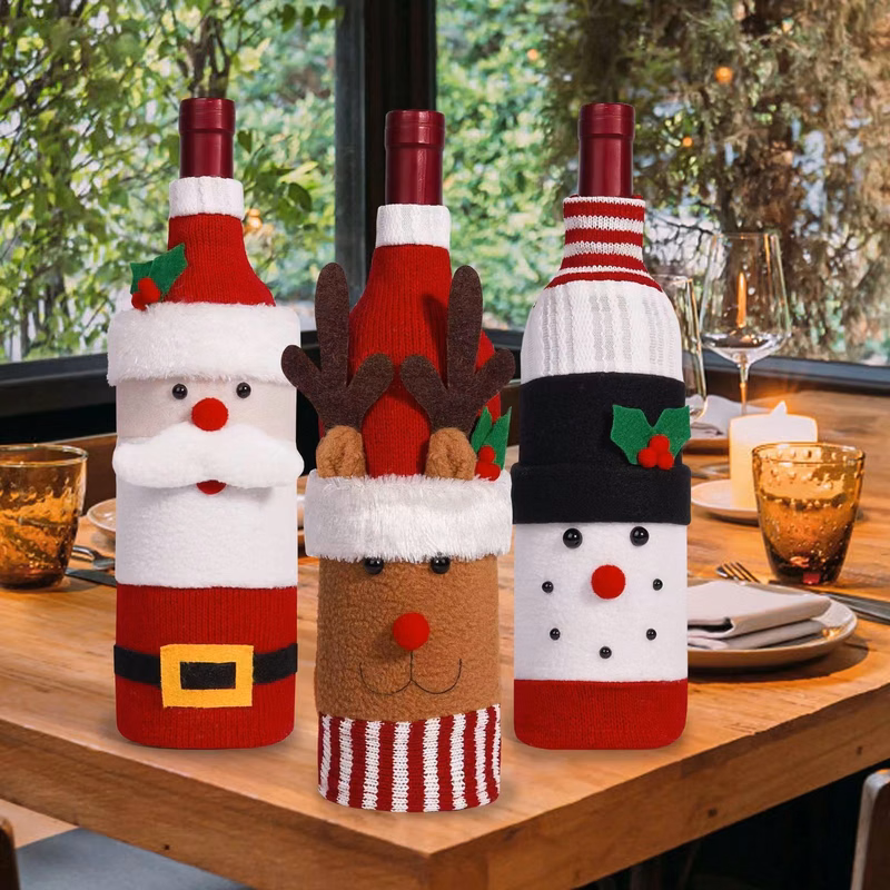 Christmas Theme Wine Holder Bag