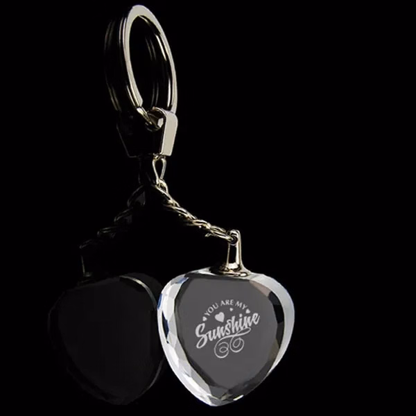 Crystal Heart Keychain