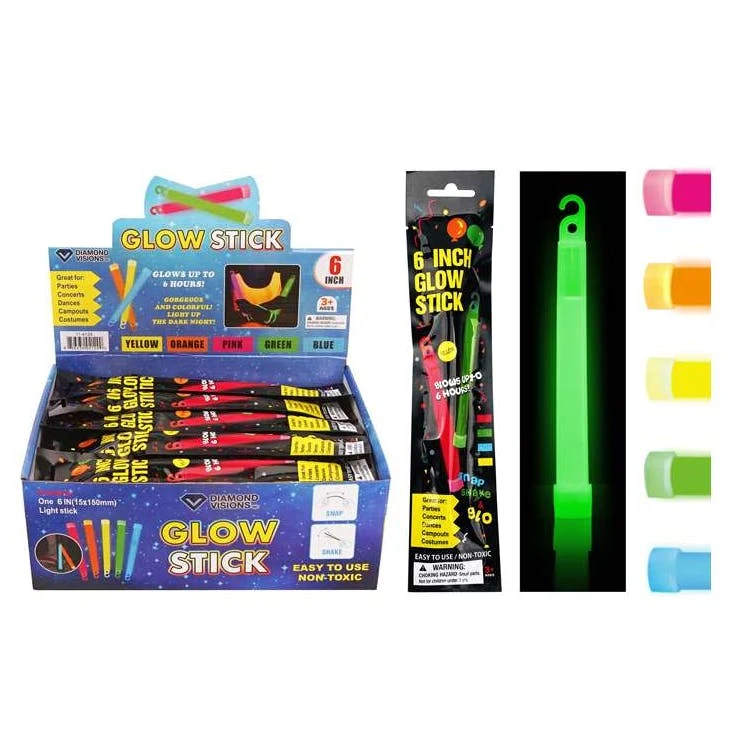 Glow Sticks 6" - Assorted Colors 1