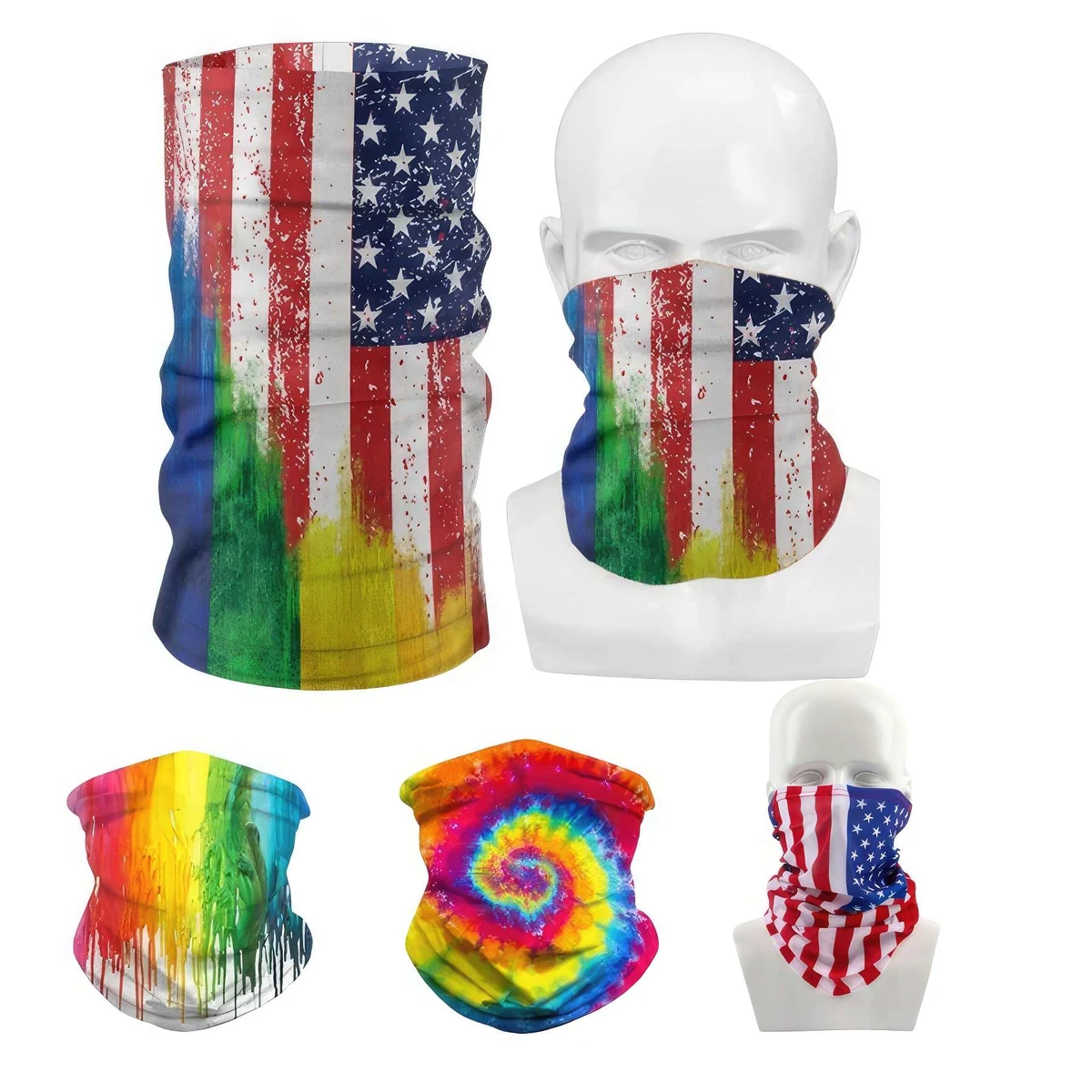 Multifunction Bandana Neck Gaiter w/ Full Color Sublimation 1