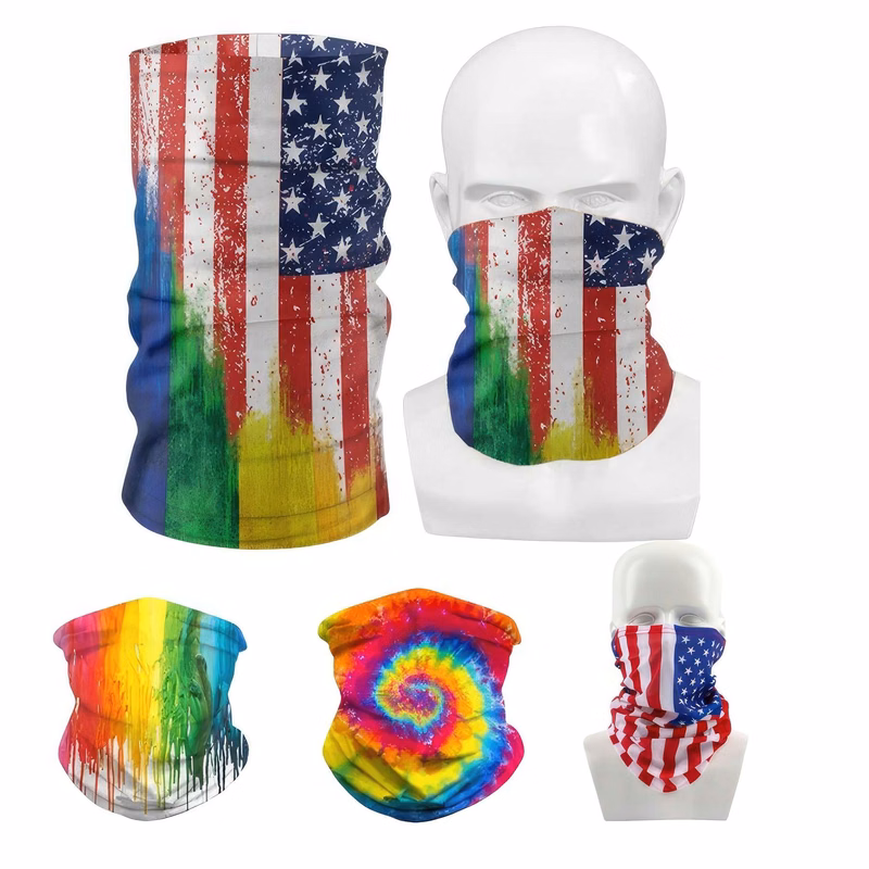 Multifunction Bandana Neck Gaiter w/ Full Color Sublimation