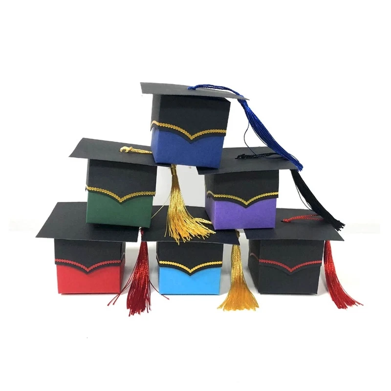 Graduaction Cap Shaped Paper Candy Box 1