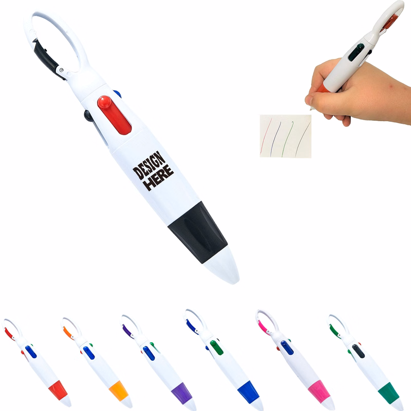 Retractable Multi Colored Ballpoint Pen
