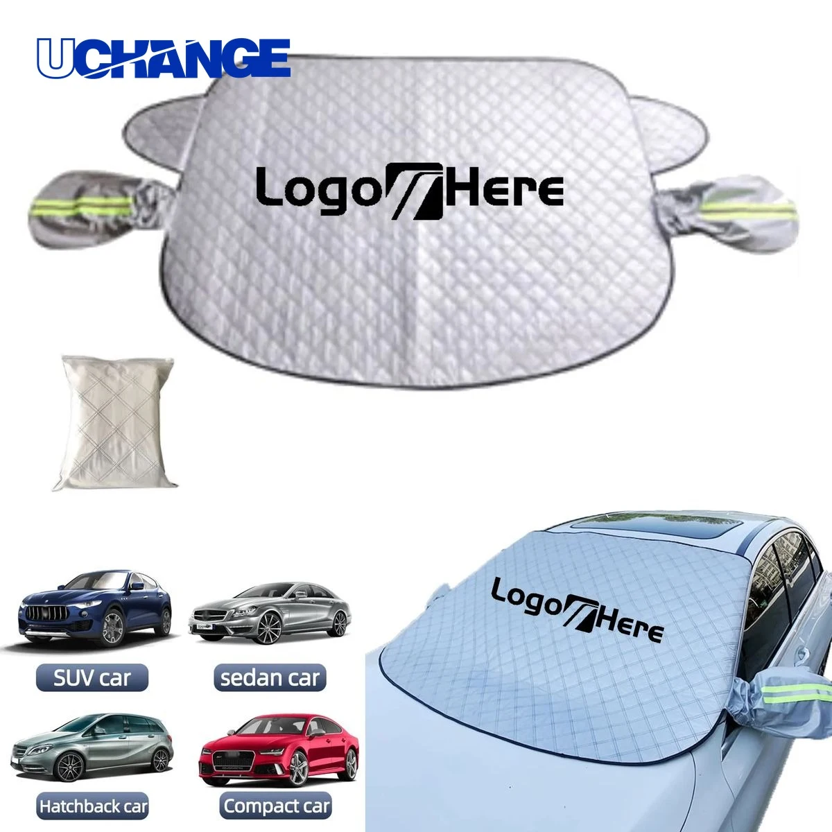 Portable Snow Car Windshield Cover 1