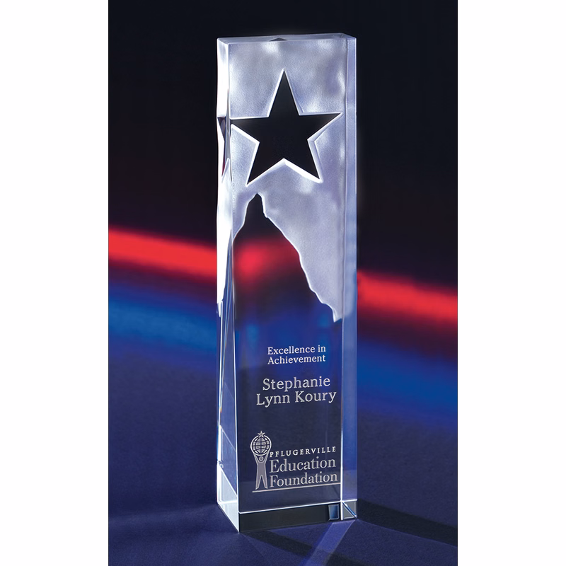 Optical Crystal Star Tower
