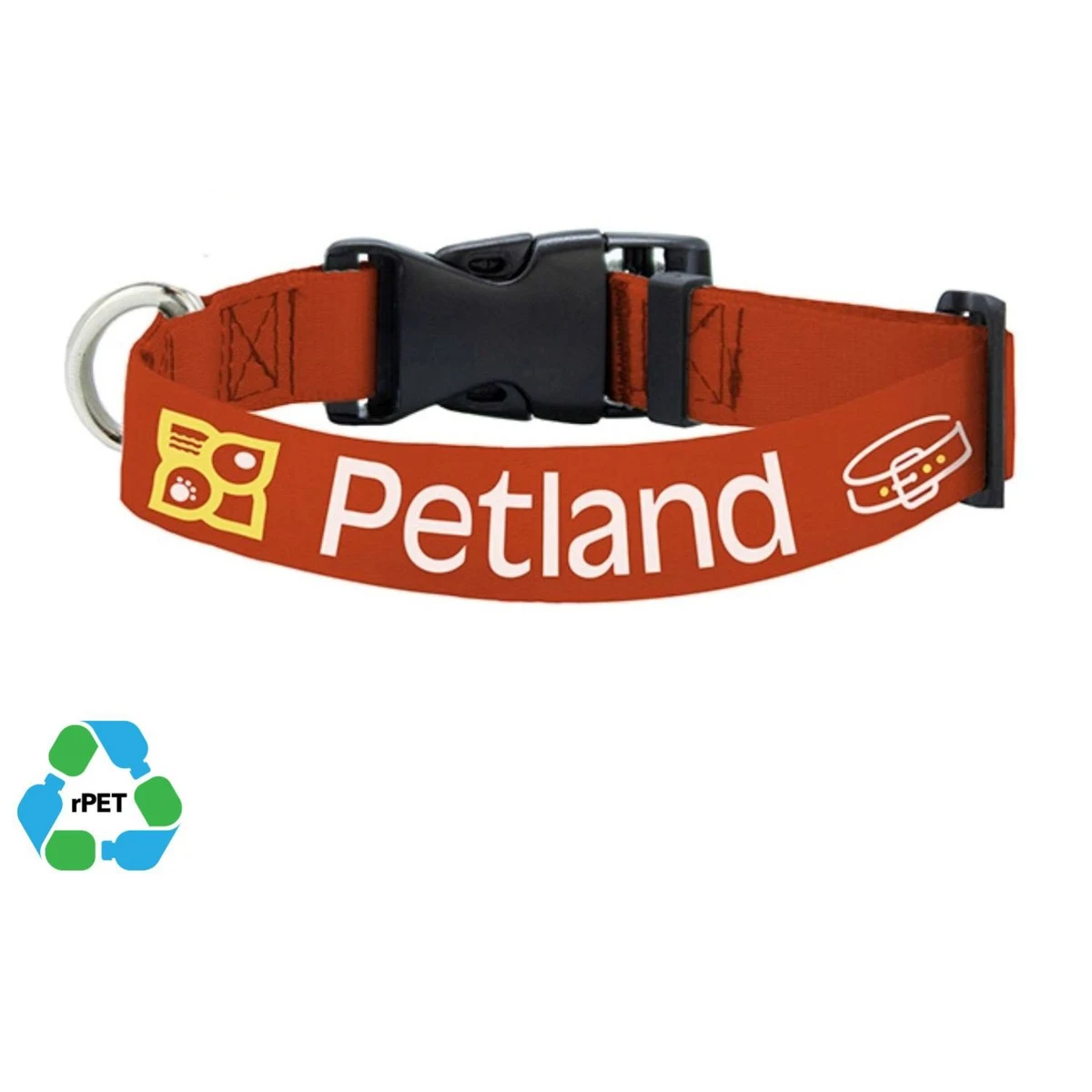 5/8"W x 14"L Eco-friendly rPET Polyester Pet Collar w/ Buckle Release 1