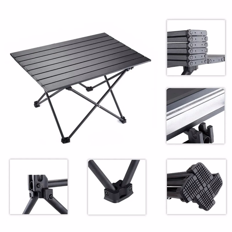 Lightweight Folding Table with Carbon Steel